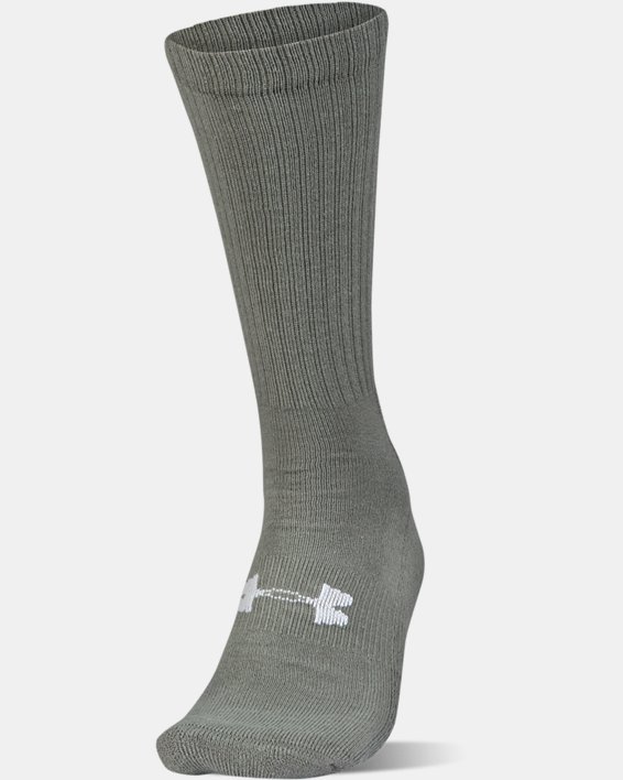 Men's UA HeatGear® Tactical Boot Socks, Green, pdpMainDesktop image number 1